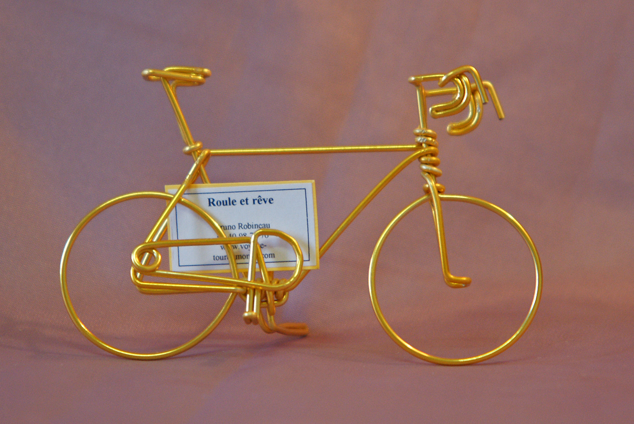 Excursion bicycle  Vélo miniature - Vélo du bonheur - Bruno Robineau